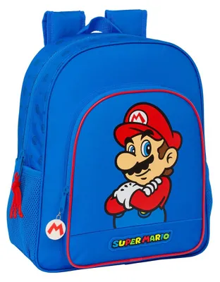 Immagine prodotto di Zaino Super Mario Play Blue Red 32 X 38 X 12 cm