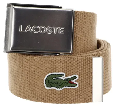 Produktbild von LACOSTE Gürtel Casual Woven Strap W130 Tan hellbraun