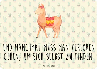 Produktbild von Mr. & Mrs. Panda tafel Alpaka Stolz DIN A3 - Kaktus Grün - Geschenk, Lama, Türschild, Wandbild, Schild, Blechschild, Metallbild