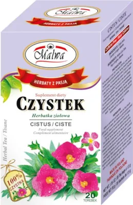 Zdjęcie produktu dla Malwa Herbata ziołowa czystek suplement diety 20x1,5g