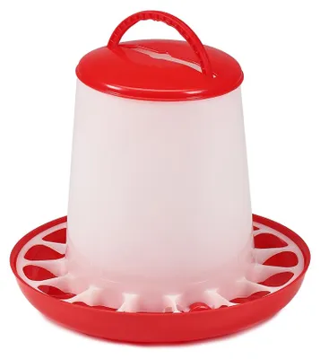 Image de Distributeur de nourriture en plastique pour volailles poules canards Mangeoire automatique 1,5KG