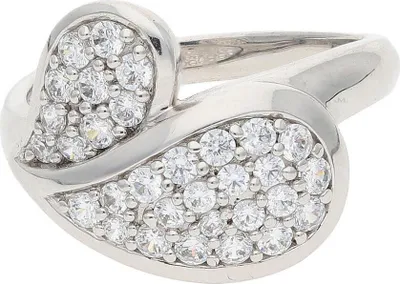 Produktbild von JuwelmaLux Ring 925/000 Sterling Silber mit synth. Zirkonia JL30-07-1126 58