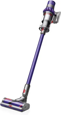 A cordless vacuum cleaner is shown against a white background.