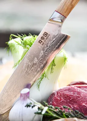 Produktbild von Santoku, Damaststahl