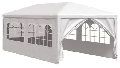Image de vidaXL Tente de réception 3x6 m blanche