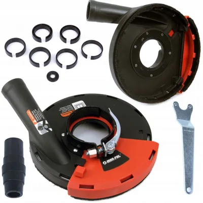 Obrázek produktu pro MAR-POL Odsávací kryt s kartáčovým věncem, pro úhlové brusky do 180 mm M04101