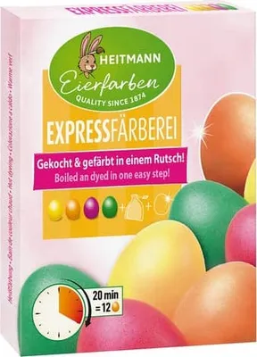 Produktbild von Brauns-Heitmann 1024469, Flüssigkeit, Grün, Orange, Pink, Gelb, Natürliche Lebensmittelfarbe, Eier, 20 ml, Plastikflasche