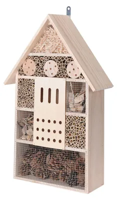 Image de Hôtel à insectes XXL à suspendre - 51x35x10 cm - Bois