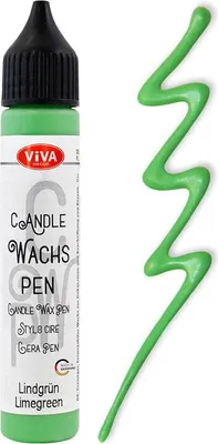 Produktbild von ViVA DECOR Candle Wachs Pen 28 ml lindgrün