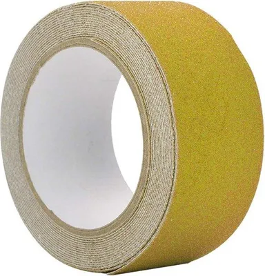 Produktbild von Selbstklebende Antirutschstreifen für Treppe und Boden - 5 m x 5 cm (gelb).