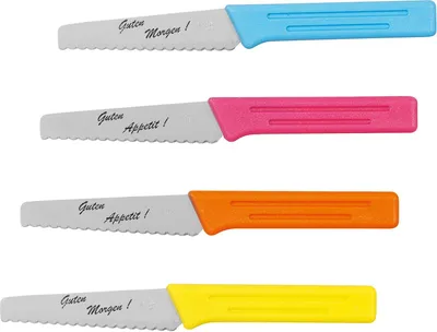 Produktbild von Raňajkový nôž plastová rukoväť 19,5 cm rôzne farby