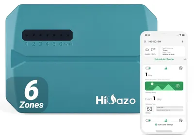 Bewässerungscomputer WiFi 6 Zonen App-Steuerung Timer