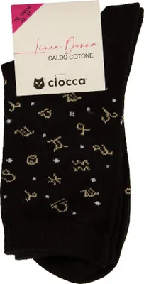Immagine prodotto di Calzino donna CIOCCA  calzini basso caldo cotone articolo 369/2, TAGLIA UNICA - PIEDE 35/41, Cotone 80%,Poliammide 19%,Spandex 1%