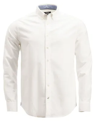 Image de Cutter & Buck - Chemise pour hommes "Belfair", en coton Oxford ET124 (4XL), couleur blanche, Image générée par une IA