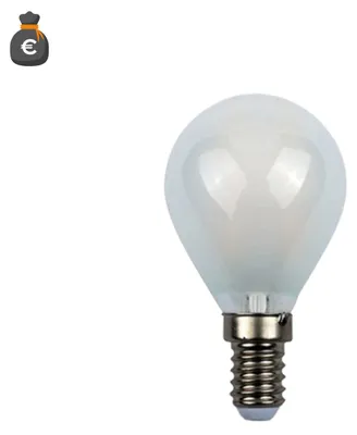 Zdjęcie produktu dla Żarówka LED Alcapower G45 E14 4W 450lm 4000K światło naturalne 360° mrożone szkło - klasa energetyczna E, żywotność 25000h