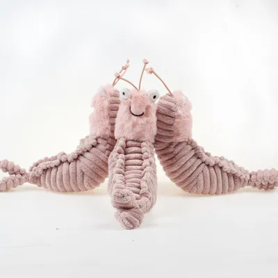 Produktbild von Garnelen-Plüschspielzeug, weiche Stoffpuppen, Geschenk für Kinder