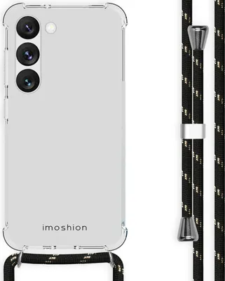 Produktbild von imoshion Backcover mit Band Samsung Galaxy S23 - Schwarz & Gold