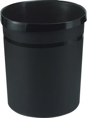 Obrázok produktu pre Han - Kontajner na papier Han Grip 18L Round Black | 1 kus | 15 kusov