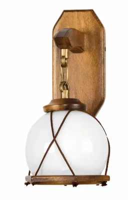 Obrázek produktu pro Dřevěné nástěnné svítidlo RETRO ANTIQUE 2-023/B