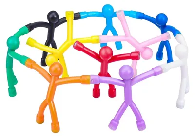Produktbild von 10 Stück Kühlschrankmagnete Männer, niedlicher Kühlschrankmagnet Mann, lustiges magnetisches Spielzeug, humanoides Magnetspielzeug für Kinder, solide, bunte magnetische Menschenmagnete für Erwachsene, Spinde, Büro, Whiteboard, dekorativ