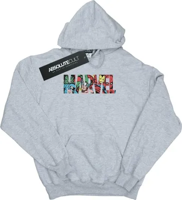 Produktbild von Marvel Comics - Kapuzenpullover für Mädchen BI9645 (128) (Grau)