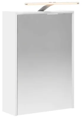 Produktbild von Badezimmerspiegelschrank Weiß 43 x 16 x 62.5 cm Holzwerkstoff