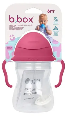 Zdjęcie produktu dla Bidon 240ml ze słomką malinowy