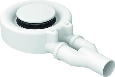 Productafbeelding van Bette vloerafvoer voor douchebak, 0,85 l/s, wit, 1 stuk.