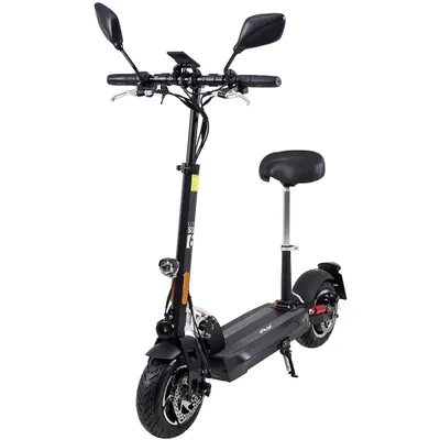 Produktbild von eFlux Lite Six E-Scooter | Mit Straßenzulassung - E-Roller - Elektro Roller mit Sitz - Stoßdämpfer - 3 Geschwindigkeitsstufen - Einstellbare Sitzhöhe