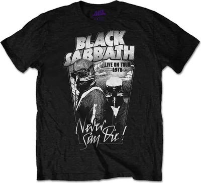 Produktbild von Black Sabbath Never Say Die Live On Tour 1978 Black L T-Shirt