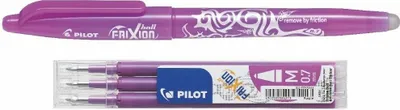 Produktbild von Pilot Frixion Ball purple + 3 Ersatzminen 0.7 purple