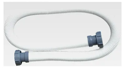 Produktbild von Intex Schwimmbadschlauch mit 2 Zoll Innengewinde, grau, Ø 38 mm x 300 cm
