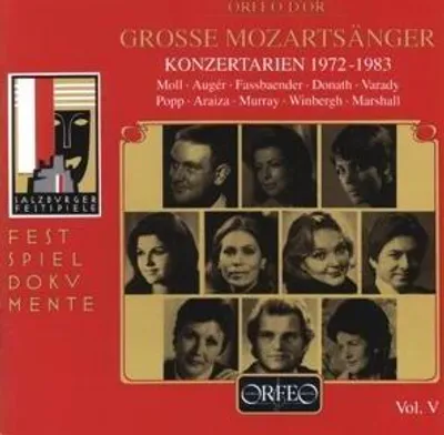 Produktbild von Grosse Mozartsänger Vol.5-Konzertarien 1972-1983