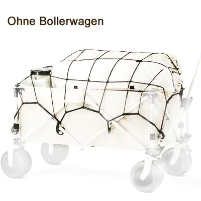 Produktbild von Handwagen faltbar, Bollerwagen, Gartenwagen, kompakt, mit Spannnetz, bis 150 kg belastbar (ohne Bollerwagen)