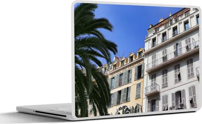 Produktbild von MuchoWow® Laptop Aufkleber Sticker Cover Frankreich - Architektur - Nizza 31x22.5 cm - Laptop-Deko