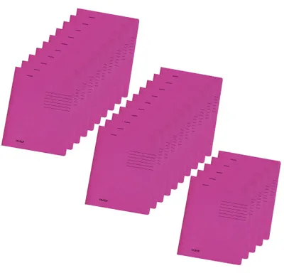 Immagine prodotto di Raccoglitore a fogli mobili Falken A4 in cartone "rosa" (1 confezione da 25)