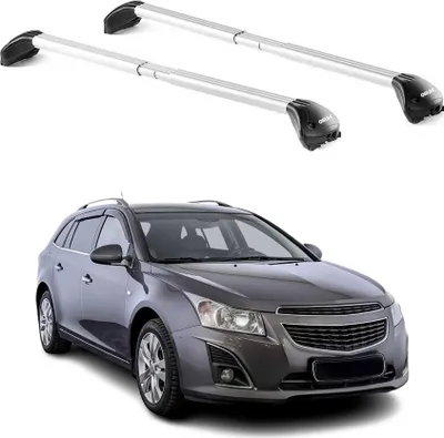 Produktbild von Dachträger für Chevrolet Cruze Kombi 2012-2016 5 tür 100kg Alu Silber 2x ABE