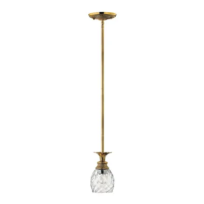 Immagine prodotto di Sospensione Contemporanea Plantation Ottone Bronzo Brunito Vetro 1 Luce E27