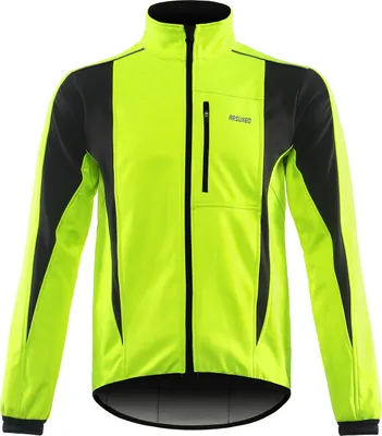 Produktbild von Herren Radjacke wasserdicht winddicht Winter Thermal Atmungsaktiv Fahrradbekleidung Fahrradjacke (M)
