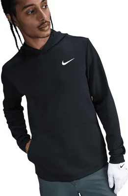 Produktbild von Nike - "Therma Flex" Kapuzenpullover für Herren, Dri-FIT, Emblem BC7098 (L) (Schwarz/Weiß)