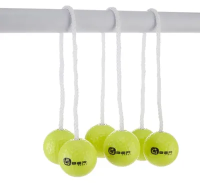 Produktbild von Leitergolf-Spiel mit offiziellen Golfbällen – fluoreszierend gelb