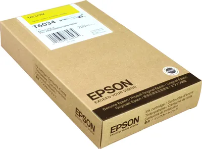 Produktbild von Epson Singlepack Yellow T603400, 220 ml, Gelb, Tinte auf Pigmentbasis, 220 ml, 1 Stück(e)