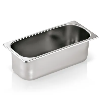 Produktbild von Eisbehälter 36 x 16,5 x 12 cm Chromnickelstahl, Polycarbonat
