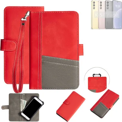 Produktbild von K-S-Trade Handy Schutzhülle kompatibel mit Meizu 20 Hülle Portemonnee Brieftasche Klapphülle Kartenfächer Flip Wallet Case Etui
