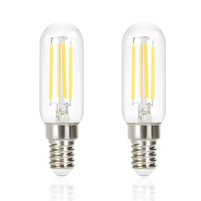 Produktbild von ZMH E14 LED Kaltweiß Glühbirnen Vintage - T25 LED Leuchtmittel Lampe 6000K E14 Birnen 4W Energiesparlampe Light Bulbs Edison Glühlampen, 2 Stück