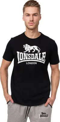Produktbild von Lonsdale Logo Kurzarm-t-shirt Schwarz M Mann Schwarz M