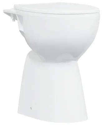 Immagine prodotto di vidaXL WC senza brida 7 cm altezza extra soft-close in Vetroceramica Bianco