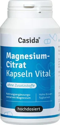 Image de Gélules de citrate de magnésium Vital 120pc