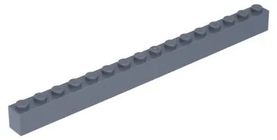 Immagine prodotto di 2x LEGO Stein 1 x 16 (2465) – Einzelteile