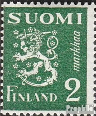Produktbild von Briefmarken Finnland 1945 Mi 296 postfrisch Freimarken Wappenlöwe